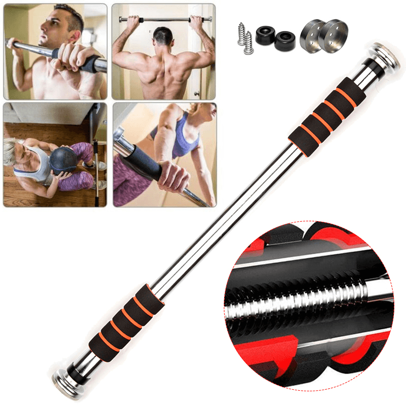 62-100Cm Adjustable Door Horizontal Bar Arm Pull-Up Trainer Fitness Sport Exercise Tools - MRSLM