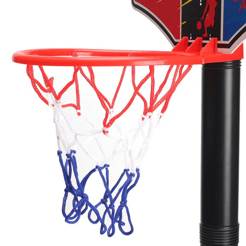 Portable Children Kids Adjustable Basketball Indoor Outdoor Play Net Hoop Set 115Cm - MRSLM