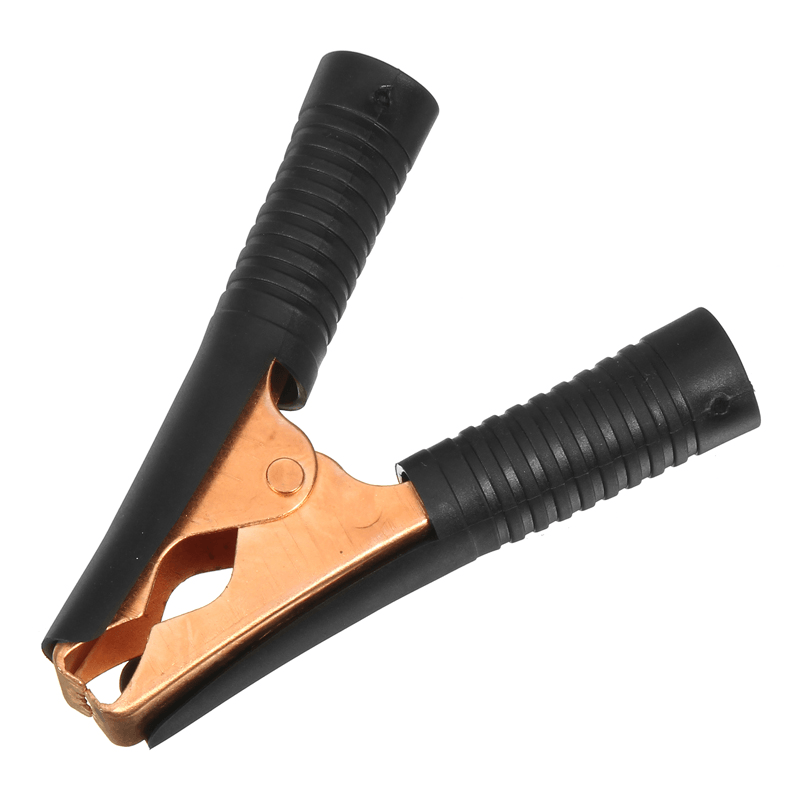 2Pcs Car Alligator Copper Plating Clamps Clip 100A Battery Clamps Crocodile Clips - MRSLM