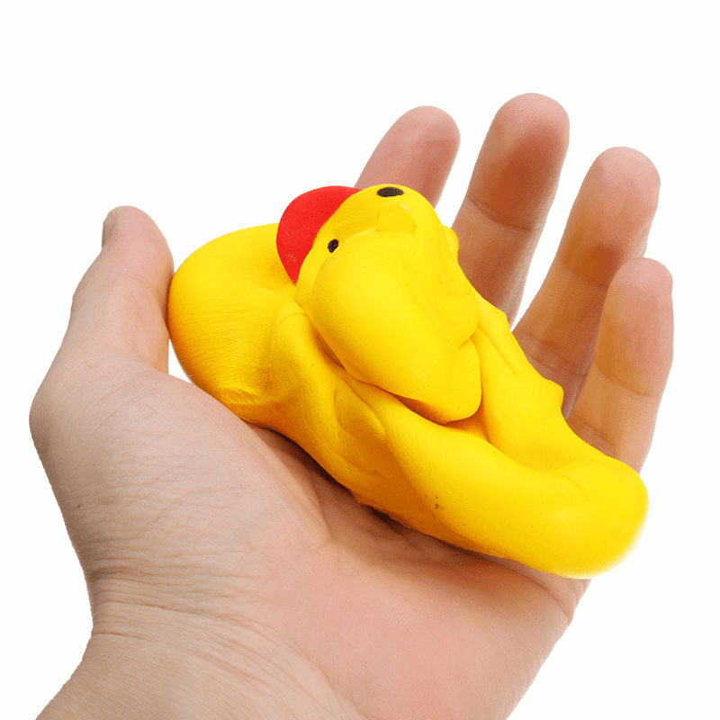 Squishy Yellow Duck 10Cm Soft Slow Rising Cute Animals Collection Gift Decor Toy - MRSLM