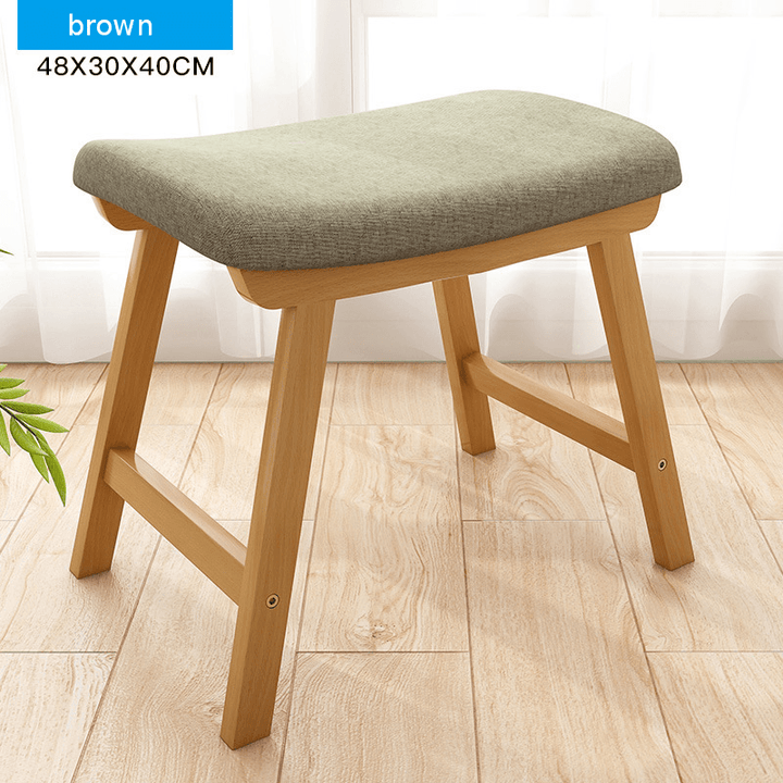 Small Stool Household Low Stool Cloth Art Fashion Creative Sofa Stool Small Chair Living Room - MRSLM