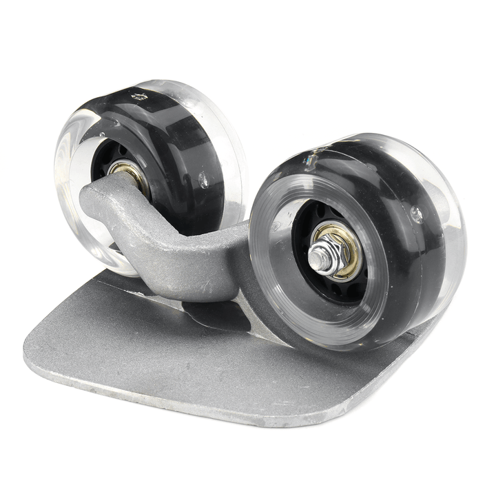 2 Pcs Skate Board PU Flashing Wheel Split Skateboard Drift Plate Roller Skate Outdoor Sport - MRSLM