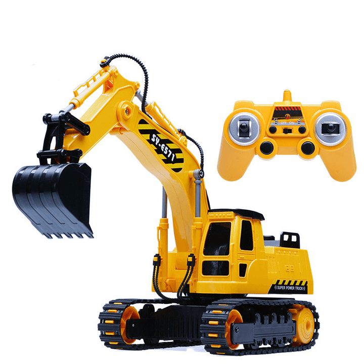 Remote Control Excavator Large Alloy Charging Simulation Wireless - MRSLM