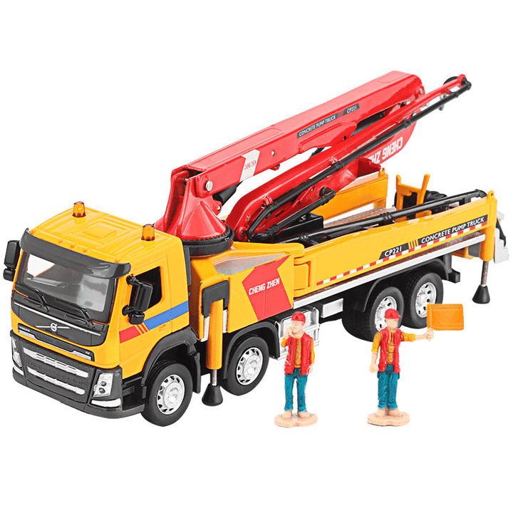 Cement Truck Toy Car Model Simulation Alloy Engineering - MRSLM