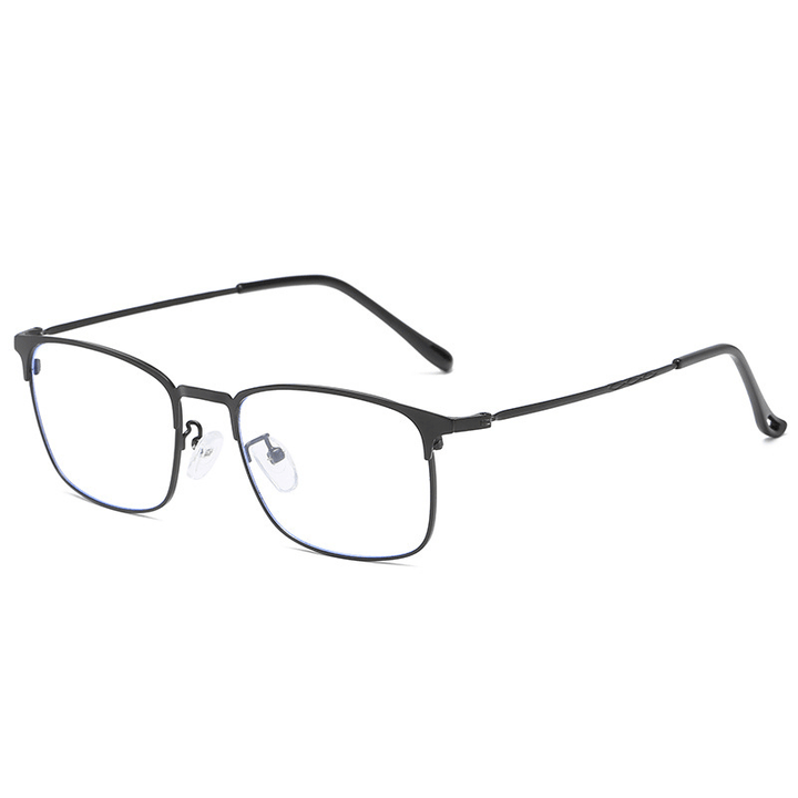 New Anti-Blue Glasses Men'S Business Half-Frame Flat Glasses - MRSLM