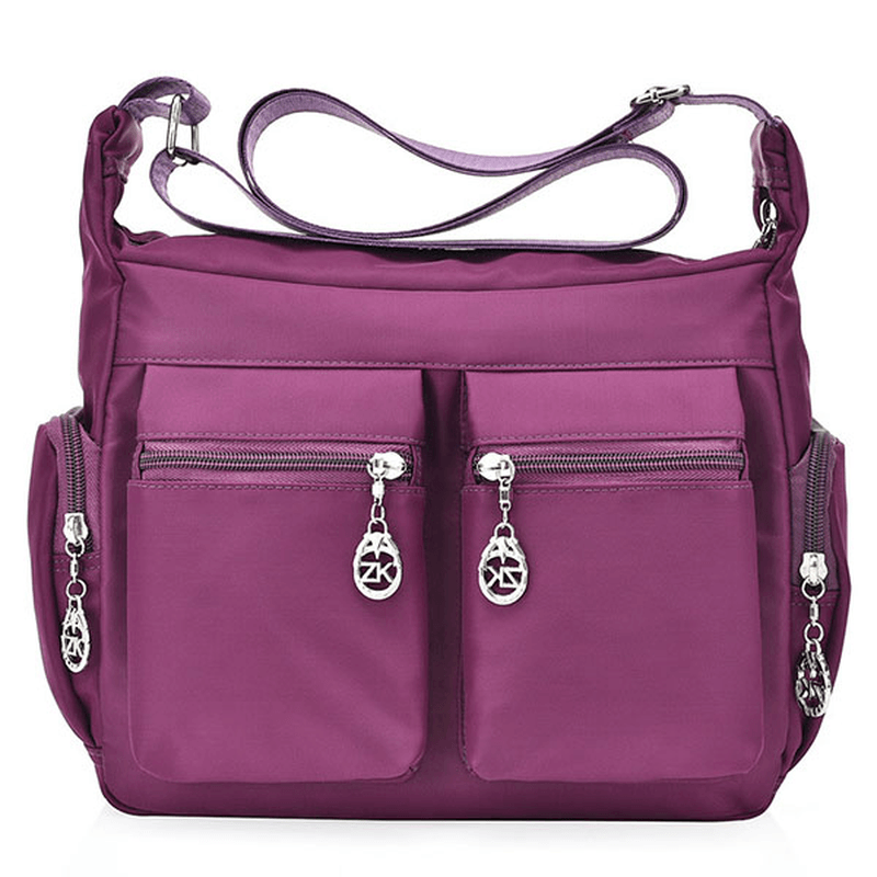 Women Nylon Waterproof Outdoor Crossbody Bag Shoulder Bag - MRSLM