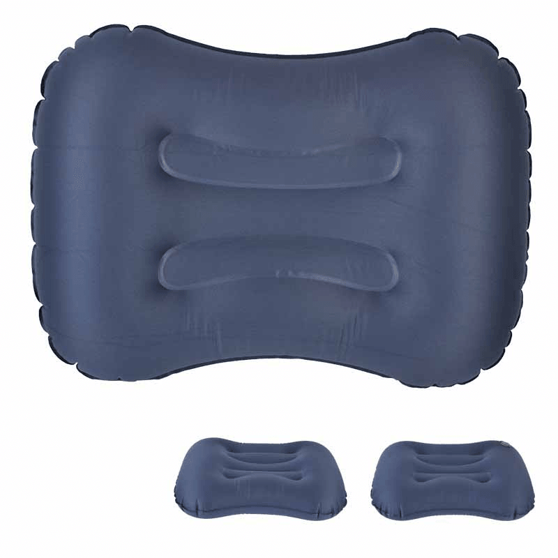 Ipree® Outdoor Travel Air Inflatable Pillow Sleep Headrest Neck Massage Folding Cushion - MRSLM