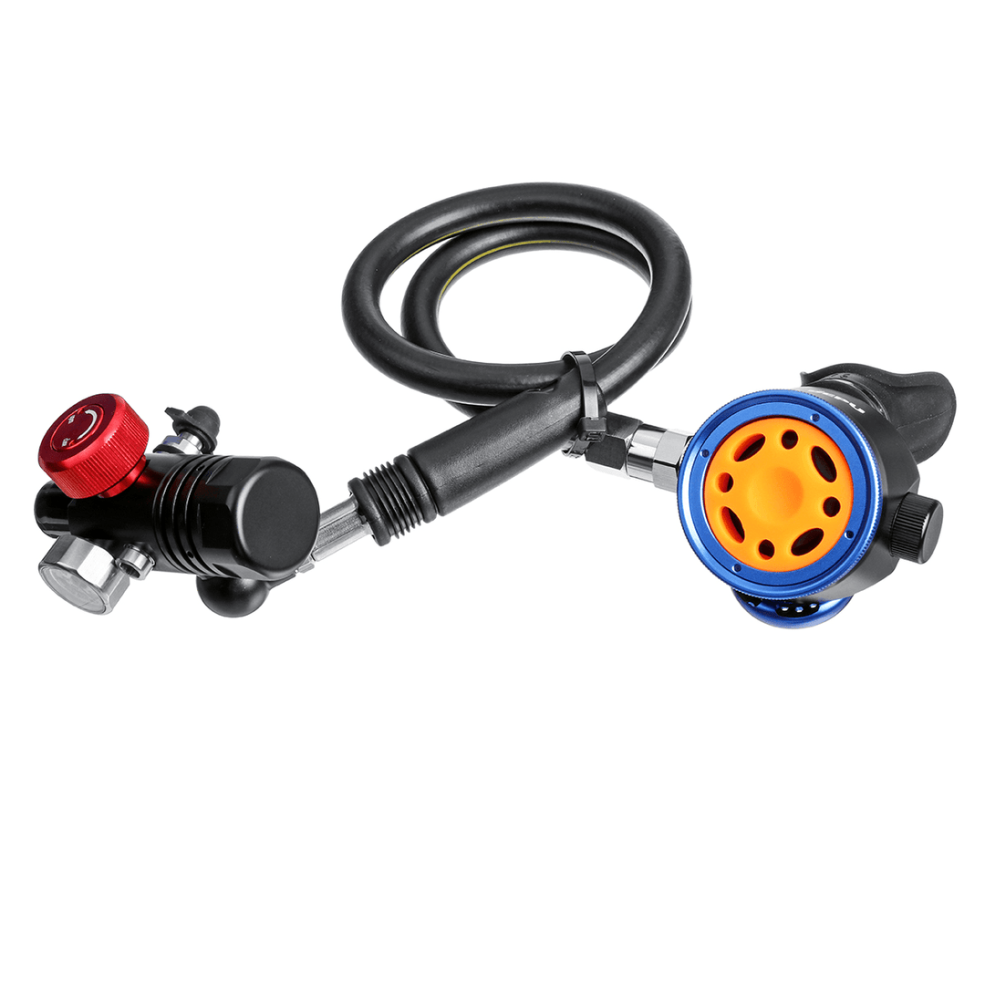 DEDEPU 6Pcs/Set 1L Diving Mini Scuba Air Tank Kit Scuba Oxygen Cylinder Reserve Air Tank Snorkeling Equipment Set - MRSLM