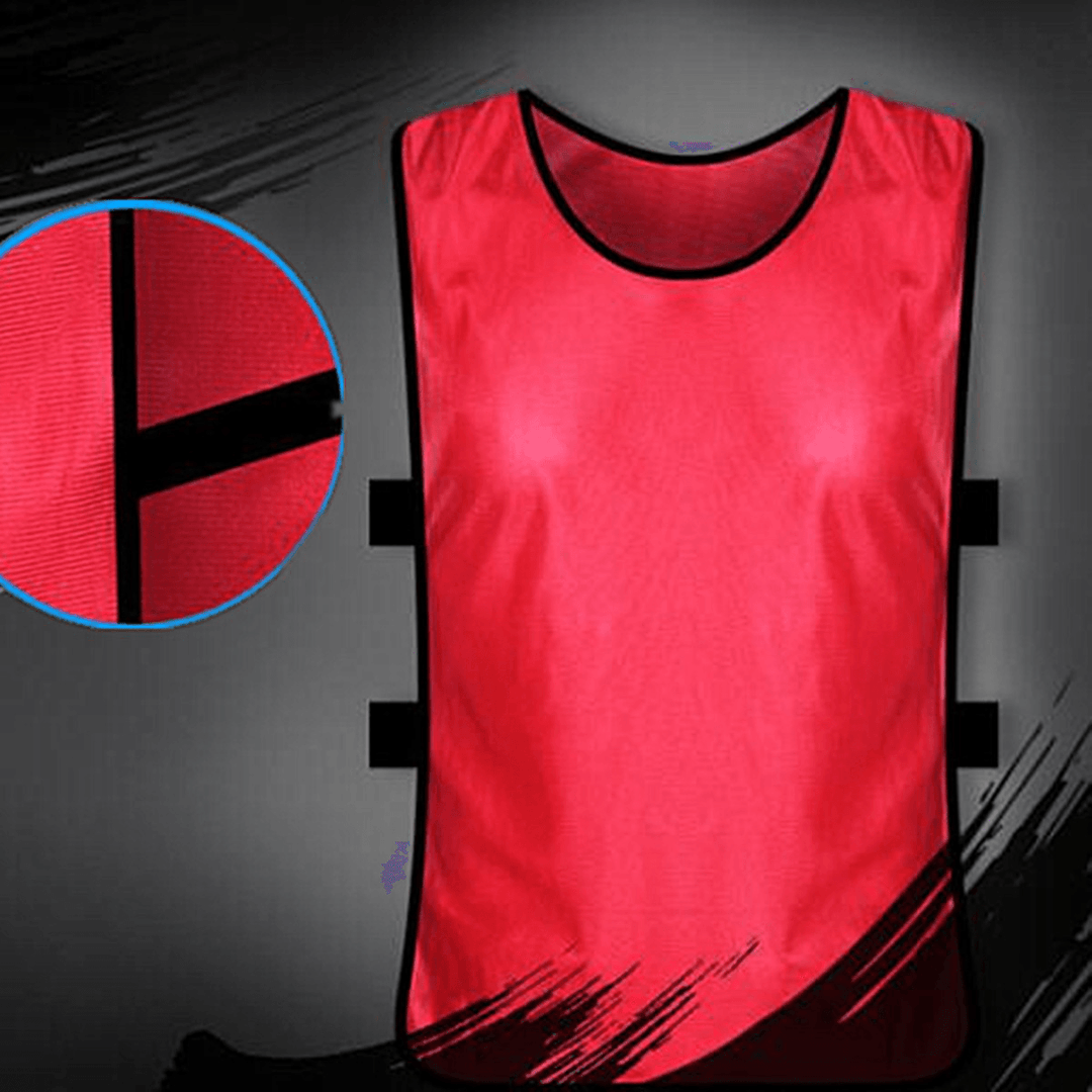 Team Training Scrimmage Soccer Football Pinnie Jersey Sport Vest Adult Child - MRSLM