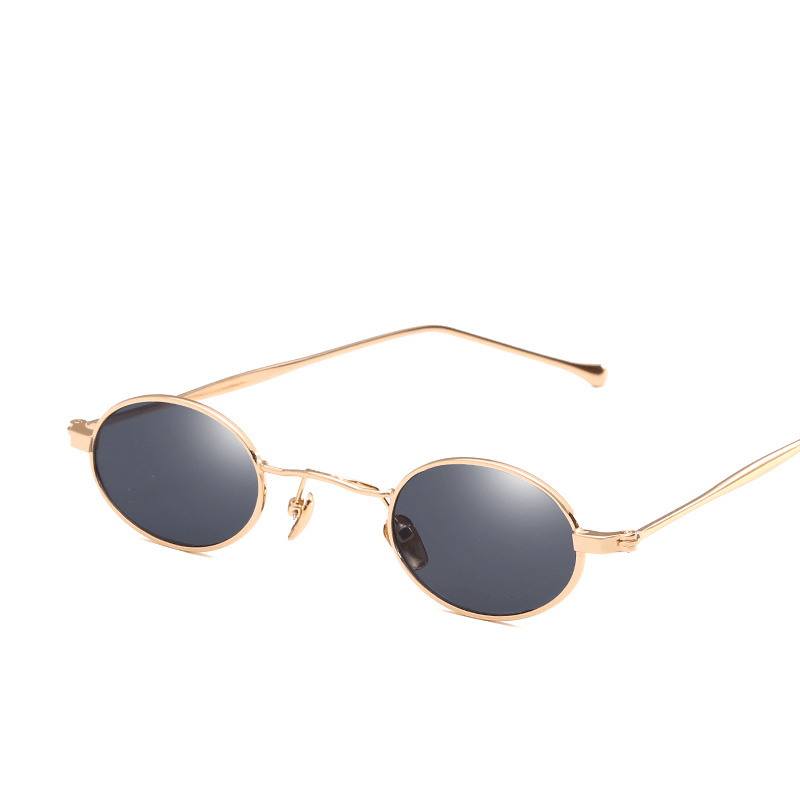 Small round Frame Metal Sunglasses - MRSLM