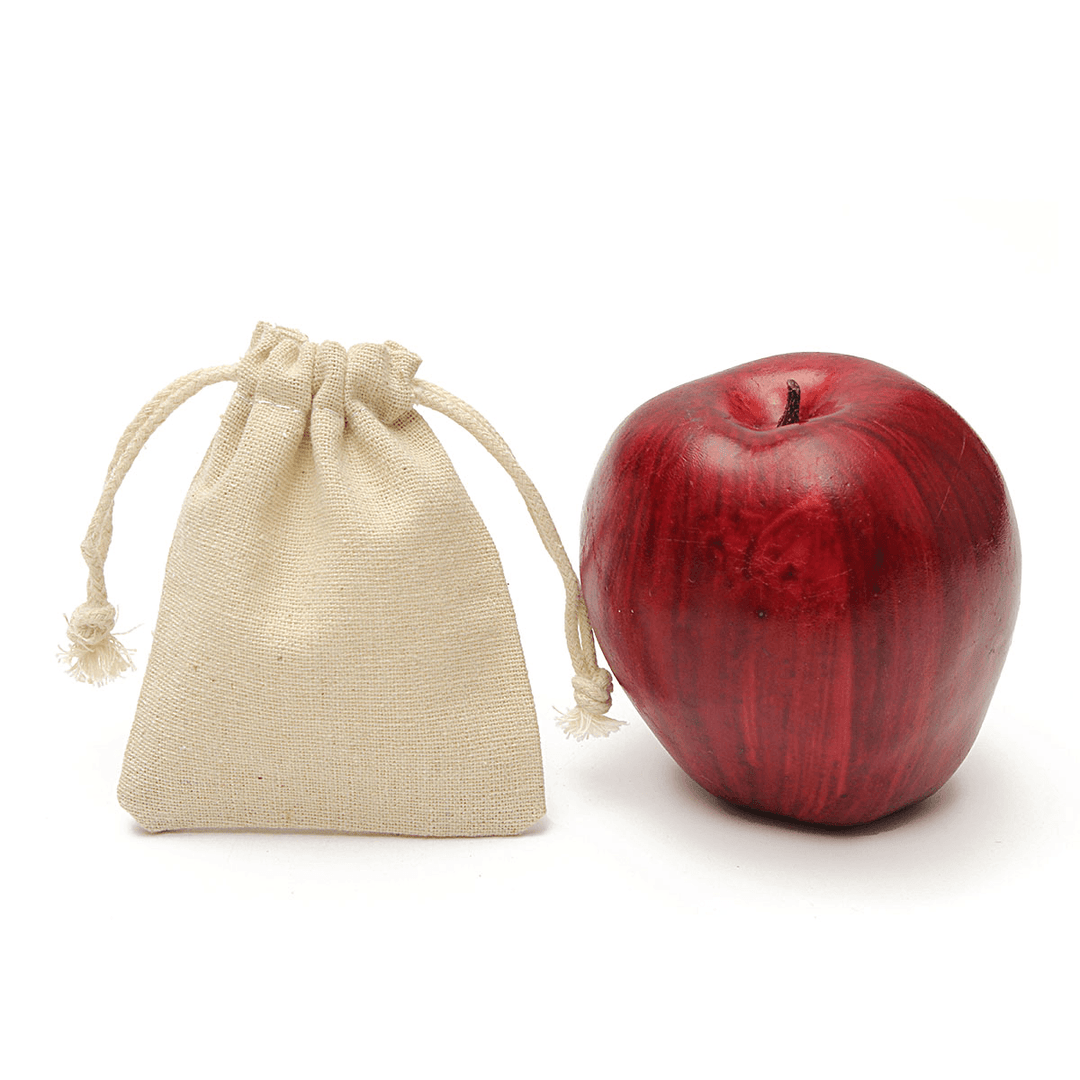 30Pcs Natural Linen Pouch Burlap Jute Sack Jewelry Pouch Drawstring Gift Bags 8X10Cm - MRSLM