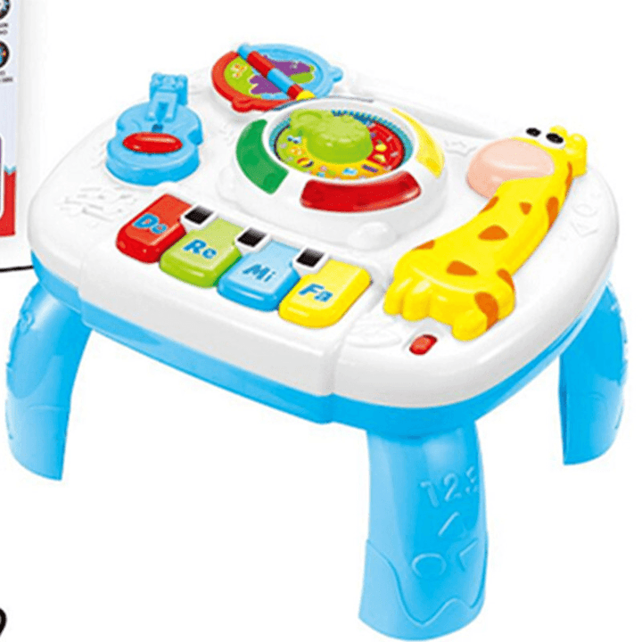 Baby Light Music Hand Drum Multifunctional Learning Table - MRSLM