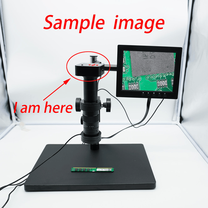 Full HD 1080P 60FPS 2K 48MP HDMI USB Industrial Electronic Digital Video Microscope Camera for Phone CPU PCB Repair - MRSLM