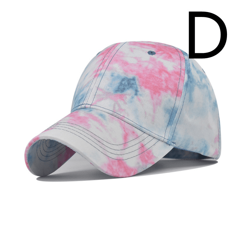 Tie-Dyed Cotton Men'S and Women'S Baseball Caps - MRSLM