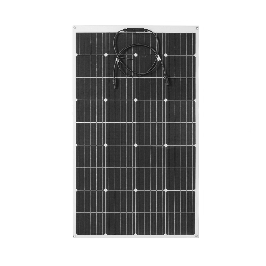 130W 18V Flexible Monocrystalline Solar Panel Mono Panel Waterproof Connector Camping 1129*670*2.5Mm - MRSLM