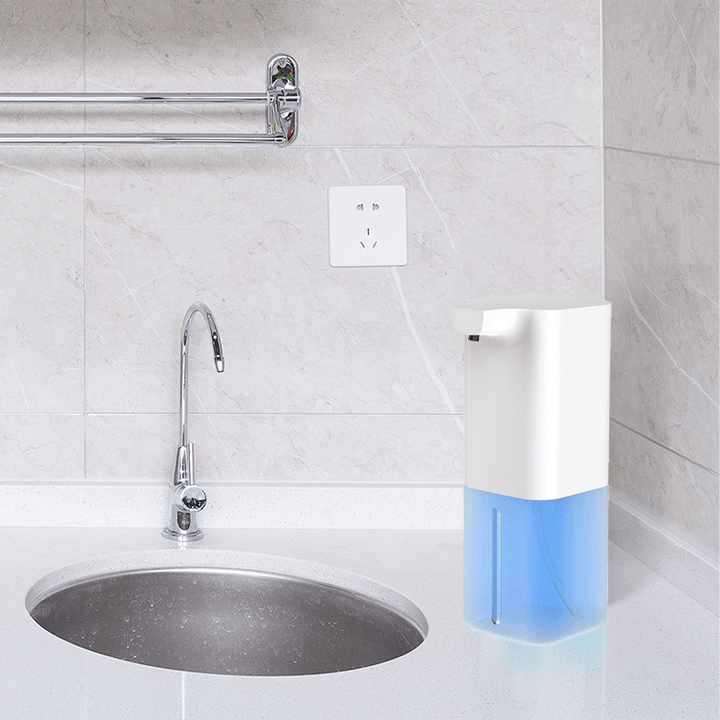 Automatic Induction Foam Soap Dispenser Liquid Soap Dispenser Touchless IR Sensor Hands Free Bathroom Kitchen - MRSLM