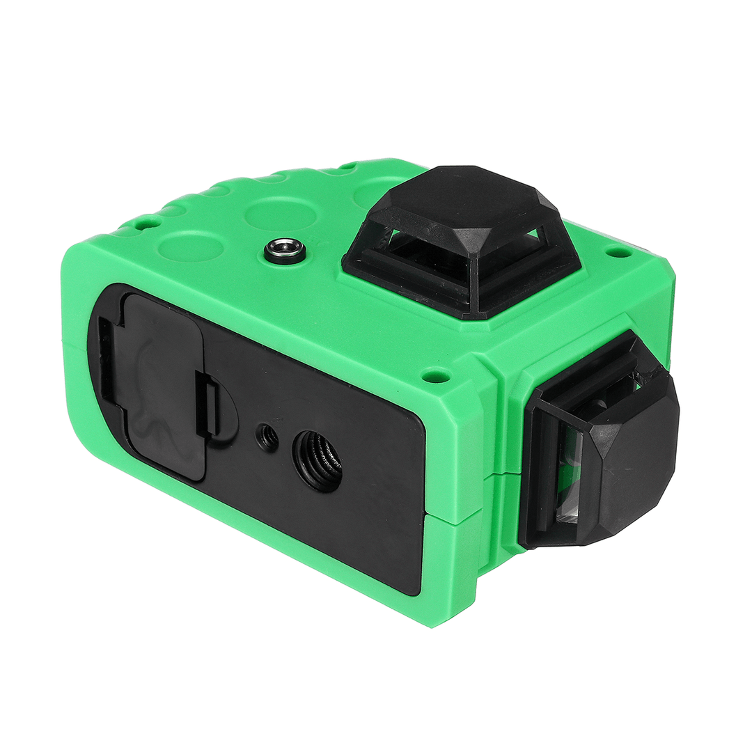 3D 12 Line Laser Level Green IP54 Self Leveling 360° Rotary Cross Measure Tool - MRSLM