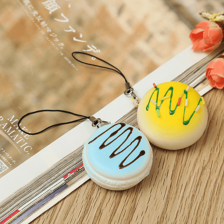 13PCS Simulated Bread Phone Pendant Phone Strap Cute Decoration - MRSLM