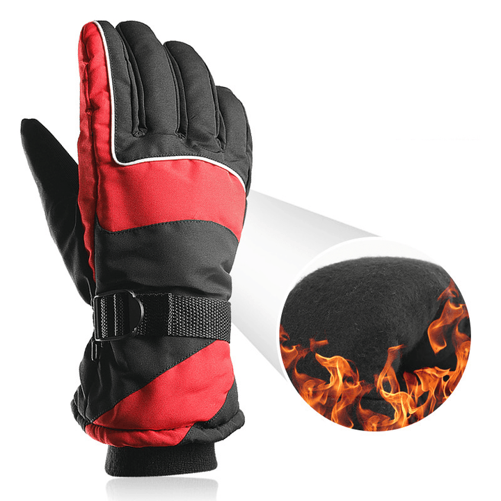 Unisex Winter Dedicated Three-Layer Thick Warm Sport Gloves - MRSLM