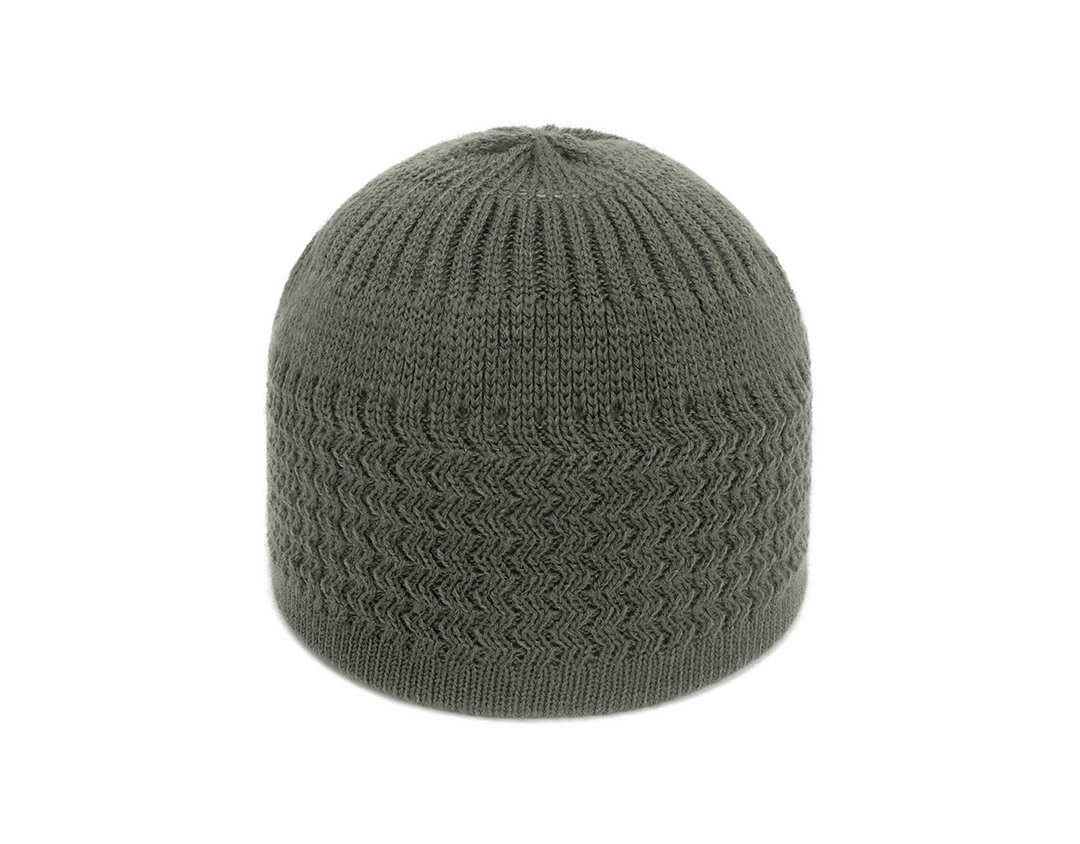 Autumn and Winter Hedging Knitted Wave Jacquard Neutral Dome Warm Woolen Toe Cap - MRSLM