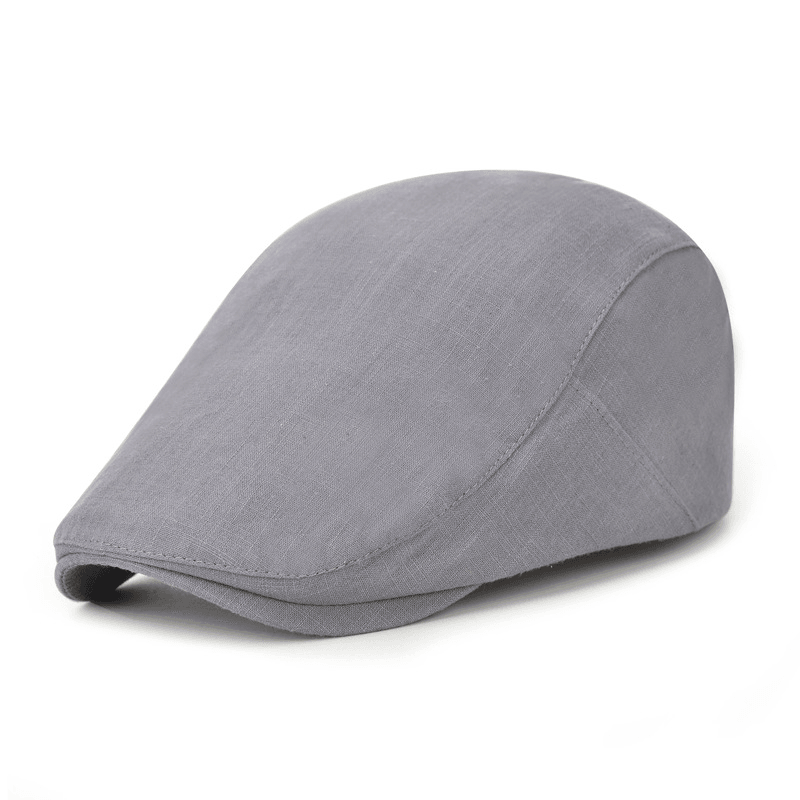 Cotton Solid Color Light Body Forward Cap, Outdoor Sunshade Beret - MRSLM