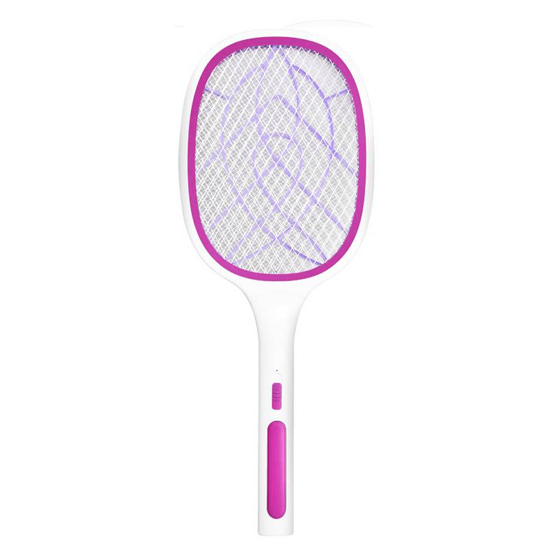 2 in 1 6/10 LED Mosquito Killer Lamp 3000V Electric Mosquito Swatter USB Rechargeable Insect Mosquito Repellent Trap - MRSLM