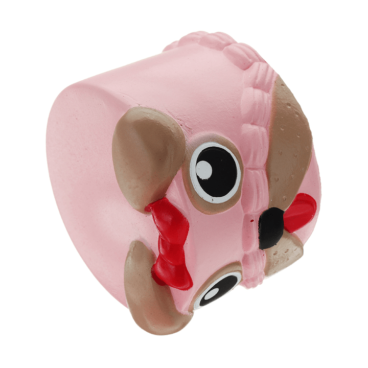 Dog Head Squishy 9*6CM Slow Rising with Packaging Collection Gift Soft Toy - MRSLM