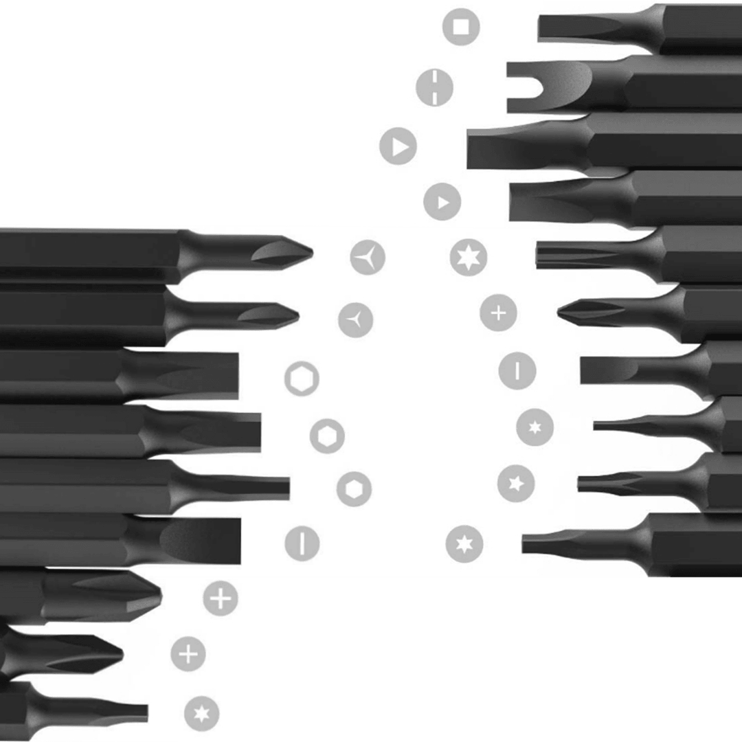 Wowstick X0 18Pcs Multi-Purpose 4Mm S2 Steel Screw Bit Accessories Set for Electric Screwdriver - MRSLM