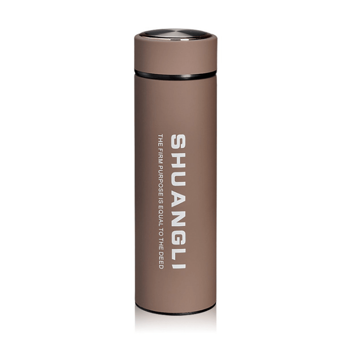 480Ml Stainless Steel Vacuum Cup Portable Travel Insulated Bottle Drinking Mug Water Bottle - MRSLM