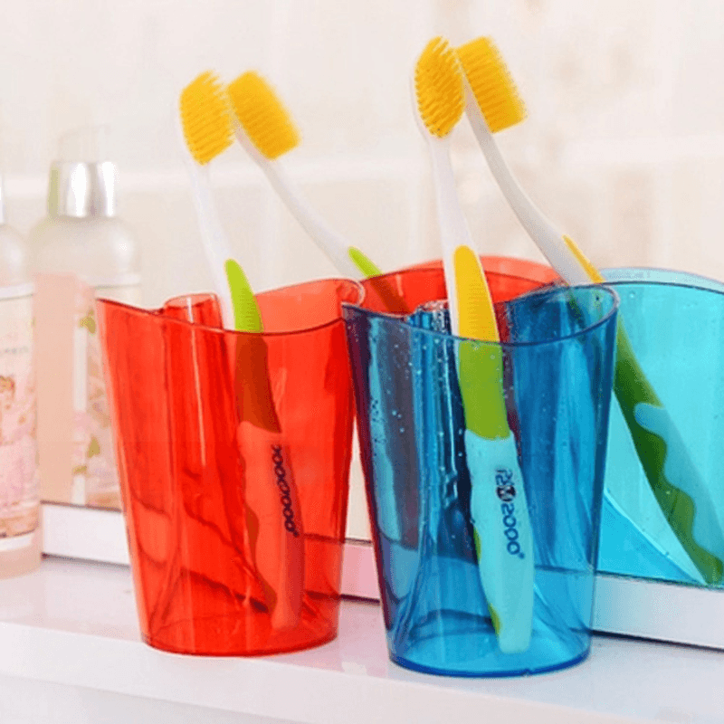 Toothbrush Holder Home Antiscale Innovative Gargle Tooth Mug Toothbrushing Cup Tooth Glass for Bathroom Accessories Sets - MRSLM