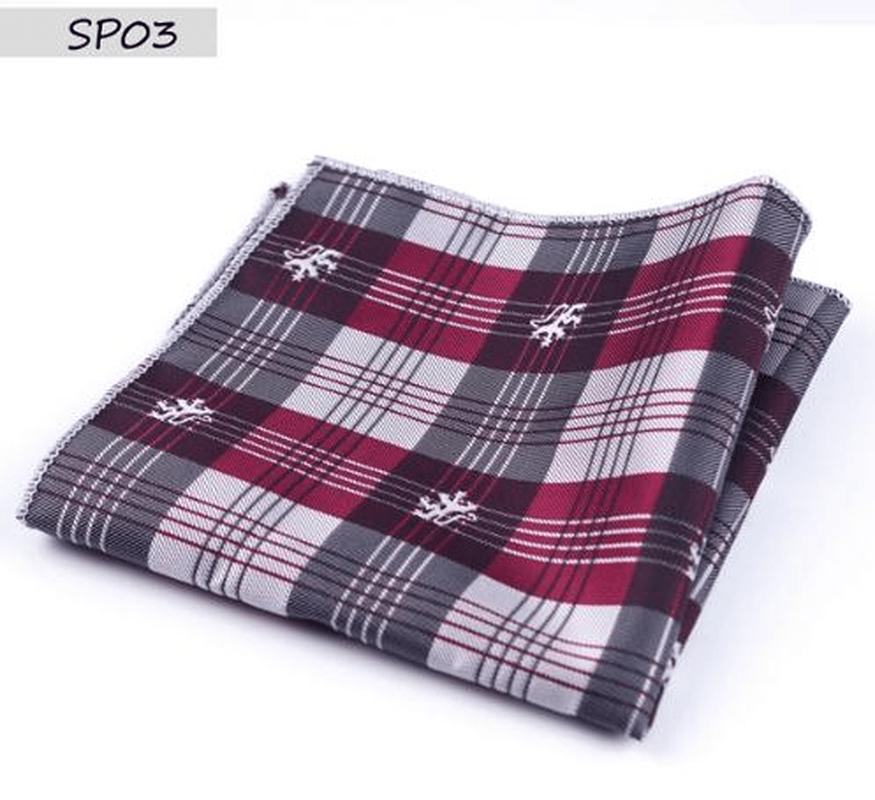 New Cravat Hankerchief Practical Hankies Men'S Pocket Print - MRSLM