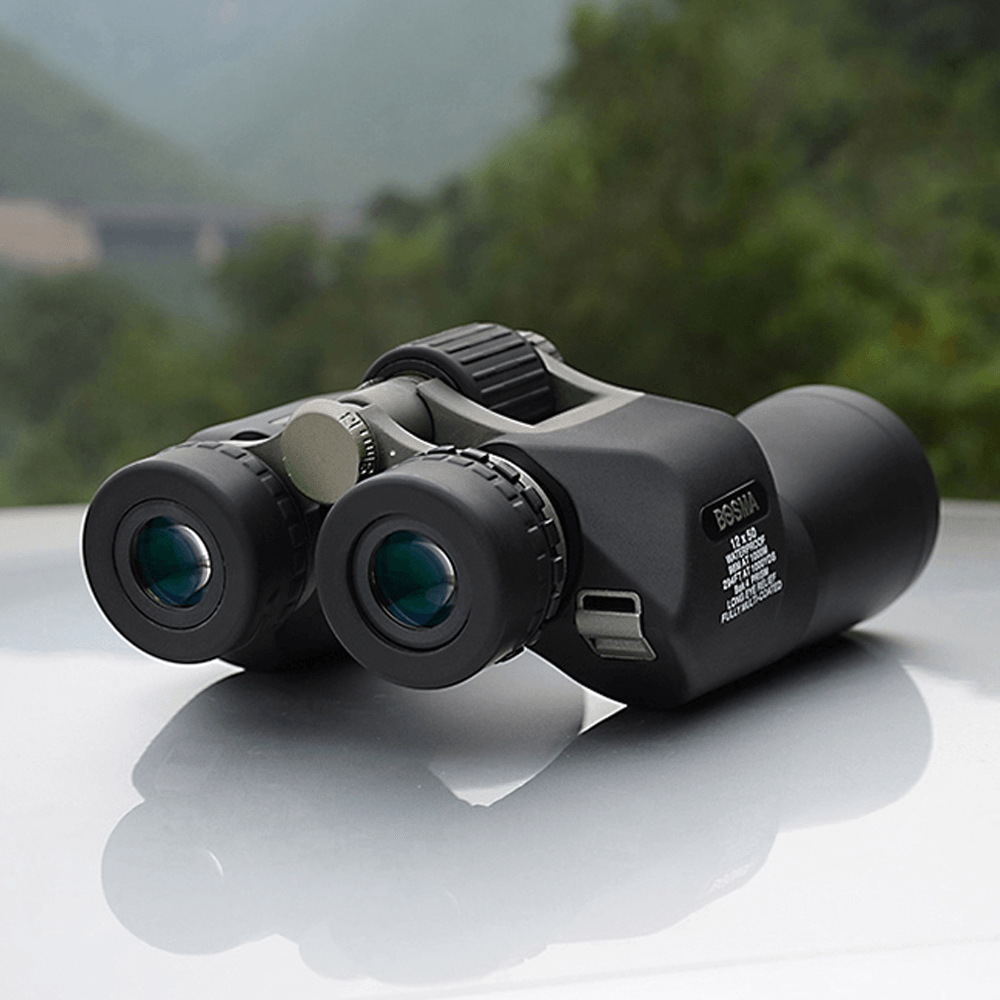 BOSMA 12X50 Binoculars BAK4 FMC HD Professional Anti-Fog Waterproof Durable Aluminium Alloy Telescope for Outdoor Camping Travel - MRSLM