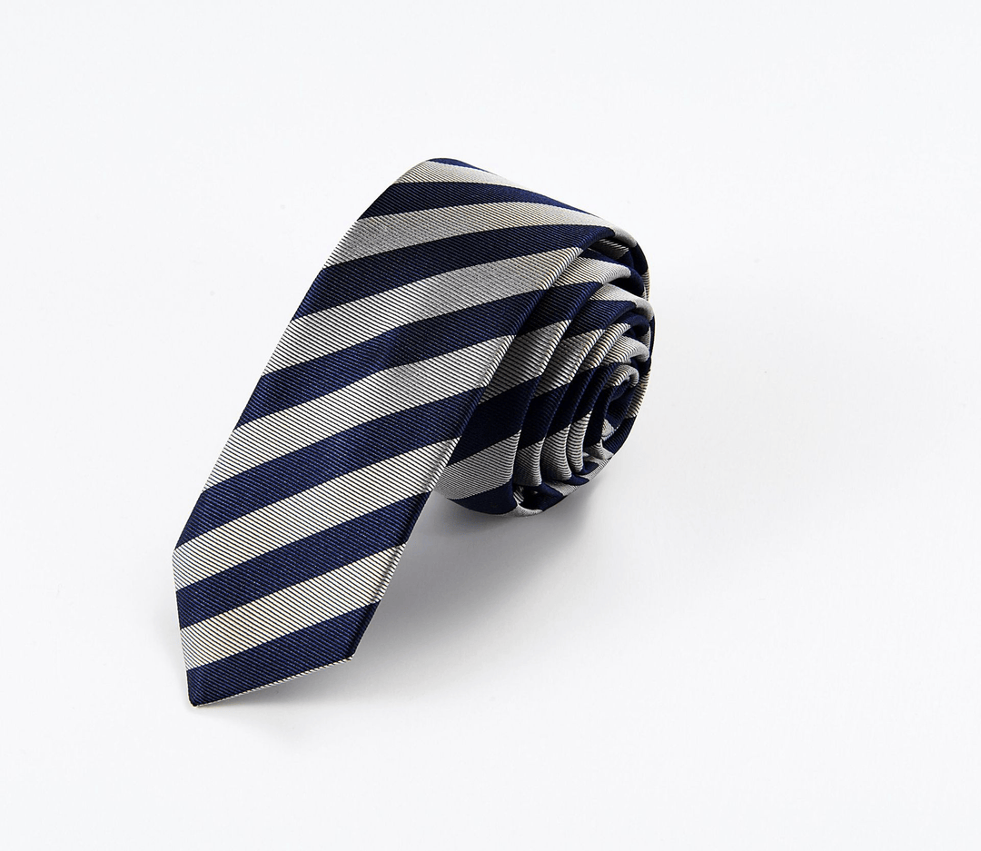 Spot Adult Black Male Hand Hitting Independent Packaging Striped Geometric Style Men'S Casual Business Tie Customization - MRSLM