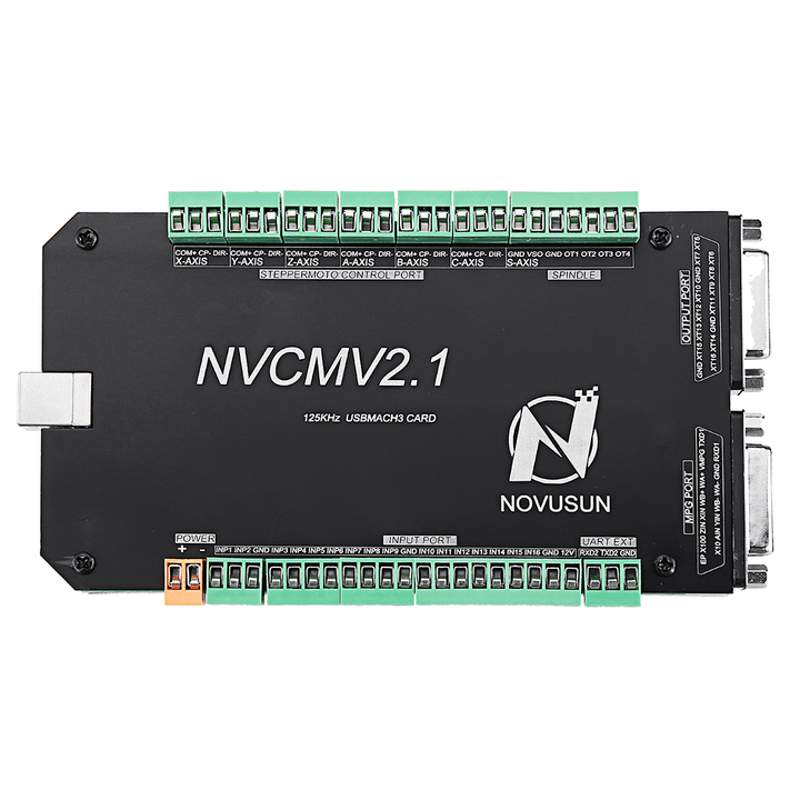 Machifit NVCM 3/4/5/6 Axis CNC Controller MACH3 USB Interface Board Card for Stepper Motor CNC Engraving - MRSLM