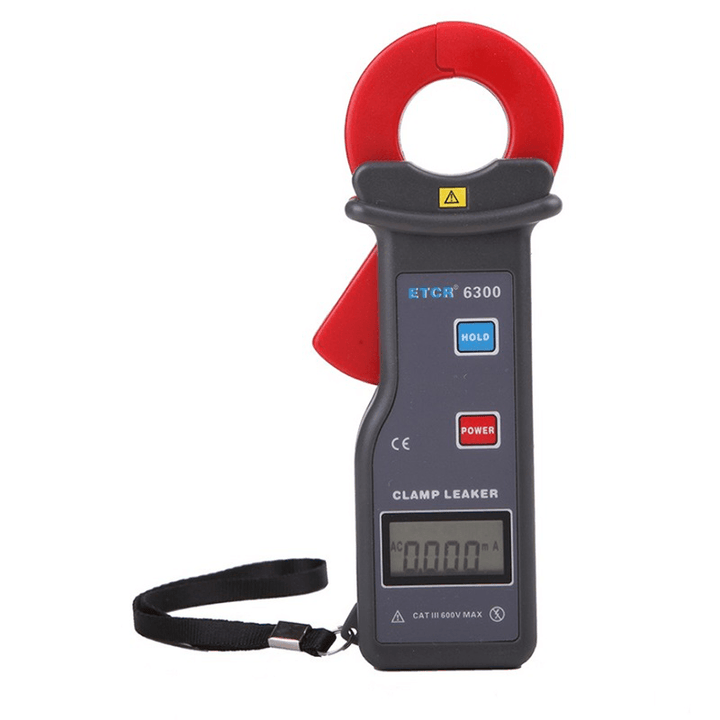 ETCR6300 Clamp Leaker 0.000Ma-60.00A Digital Clamp Leakage AC Current Clamp Meter Ammeter - MRSLM