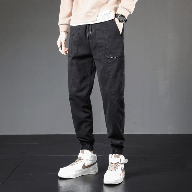 Casual Pants Men'S Harem Loose Cargo Trousers - MRSLM