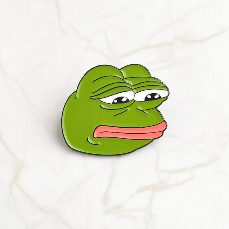 Little Frog Brooch Mermaid Badge Pepe Emoticon Pack - MRSLM