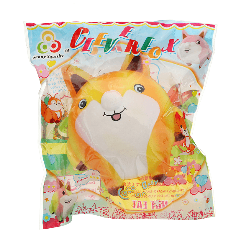 Sunny Squishy Fat Fox Fatty 13Cm Soft Slow Rising Collection Gift Decor Toy with Packing - MRSLM