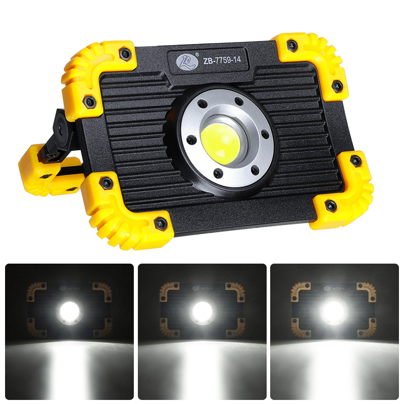 50W COB Work Light USB Charging 3 Modes Camping Light Floodlight Emergency Lamp Outdoor Travel - MRSLM