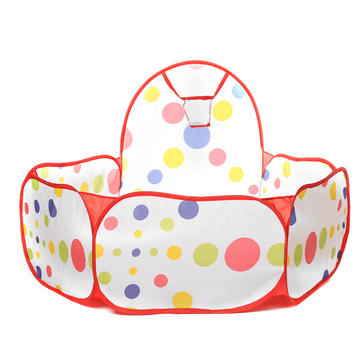 1.2M Baby Playpen Children Ball Pit Pool Folding Game House with Basketball Hoop - MRSLM