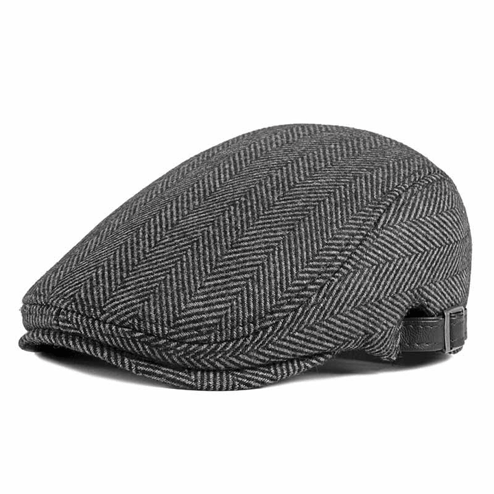 Fashion Simple Men'S Retro Woolen Beret - MRSLM