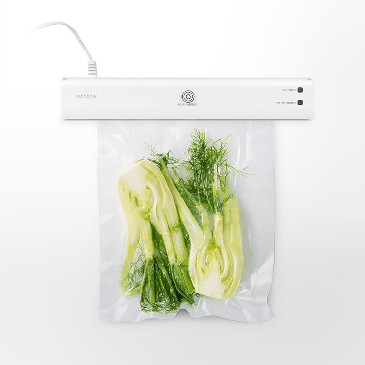 Automatic Vacuum Sealer from Xiaomi Youpin Packer Vacuum Air Sealing Packing Machine Plastic Bags Package for Food Preservation Dry Wet Food Non-Original - MRSLM