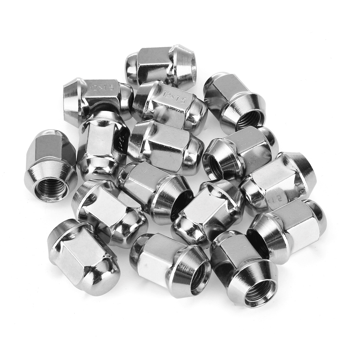 21Pcs M12X1.5Mm Locking Wheel Lock Nuts 60 Degree Tapered Security Bolts Key for Ford - MRSLM