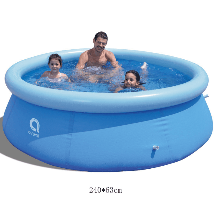 JILONG 8-9 People Outdoor Inflatable Summer Swimming Pool Family Game Adult Children Home Water Backyard Pool Party Supply - MRSLM