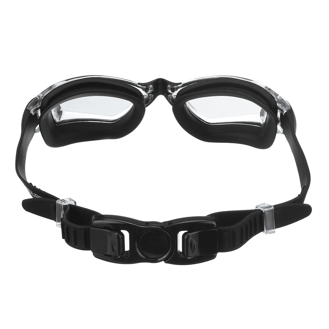 Swimming Goggles Anti-Fog Anti-Uv Fog Protection No Leaking Clear Wide Vision Eye Pool Swim Glassess with Earplugs Nasal Bracket Goggles Case for Women Men Adult Youth - MRSLM