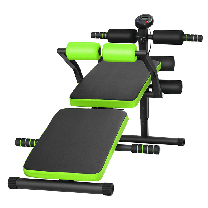 Adjustable Folding Sit up Bench Abdominal Muscle Exercise Machine Dumbbell Stool Bodybuilding Trainer Fitness Equipment - MRSLM