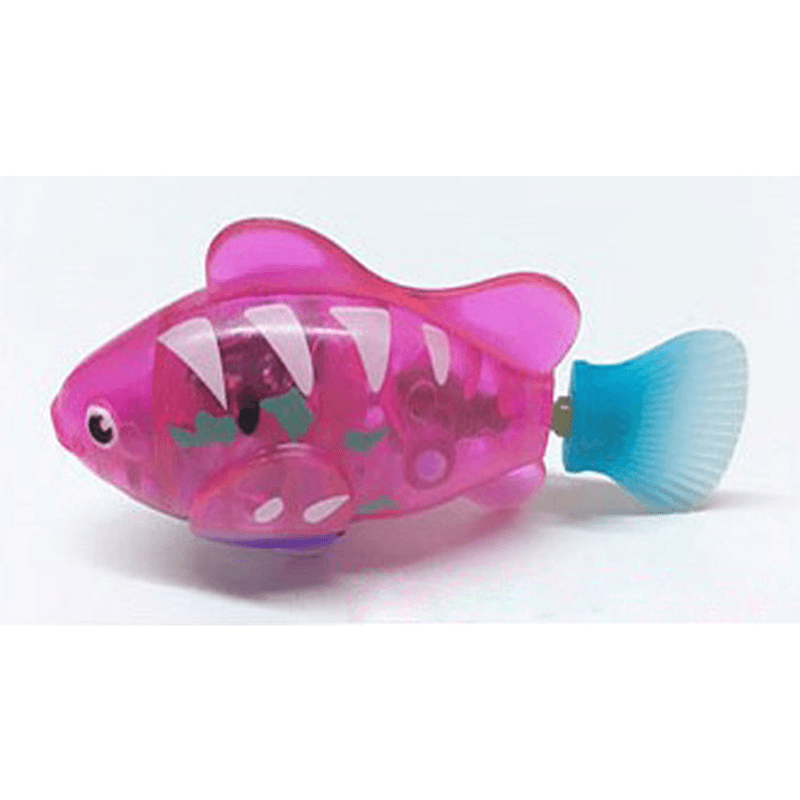 Baby Summer Bath Toy Magic Light Induction Swimming Fish - MRSLM