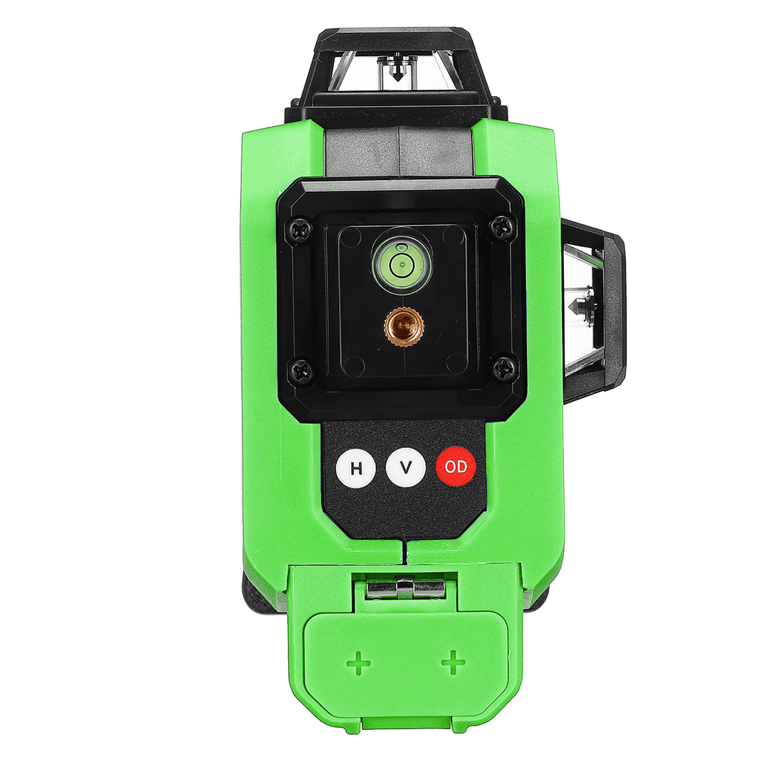 16/12 Line 4D 360° Horizontal Vertical Cross Green Light Laser Level Self-Leveling Measure Super Powerful Laser Beam - MRSLM