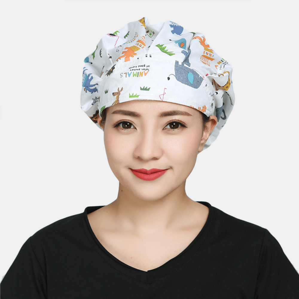 Surgical Caps Scrub Cap Cotton Fabric Nurse Hat - MRSLM