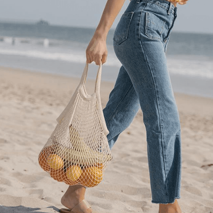 Fashion Shopping Beach Net Bag Tote Bag - MRSLM